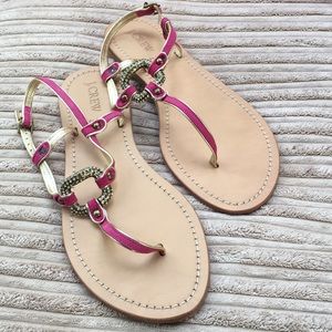 J. Crew Helena pavé sandals